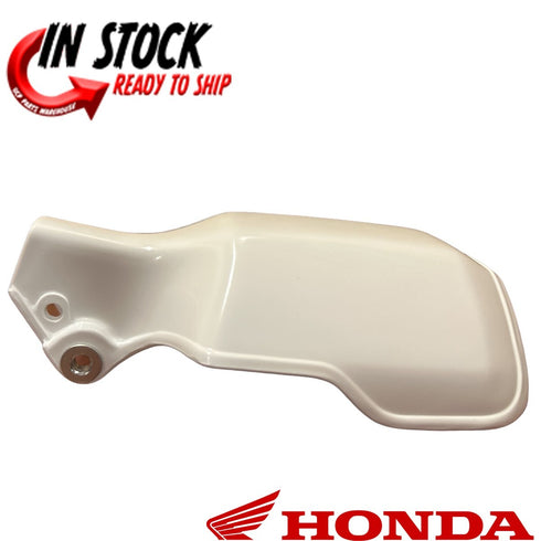 HONDA LEFT HANDGUARD SPLASH GUARD KNUCKLE 2009-2024 XR650L (ROSS WHITE) OEM